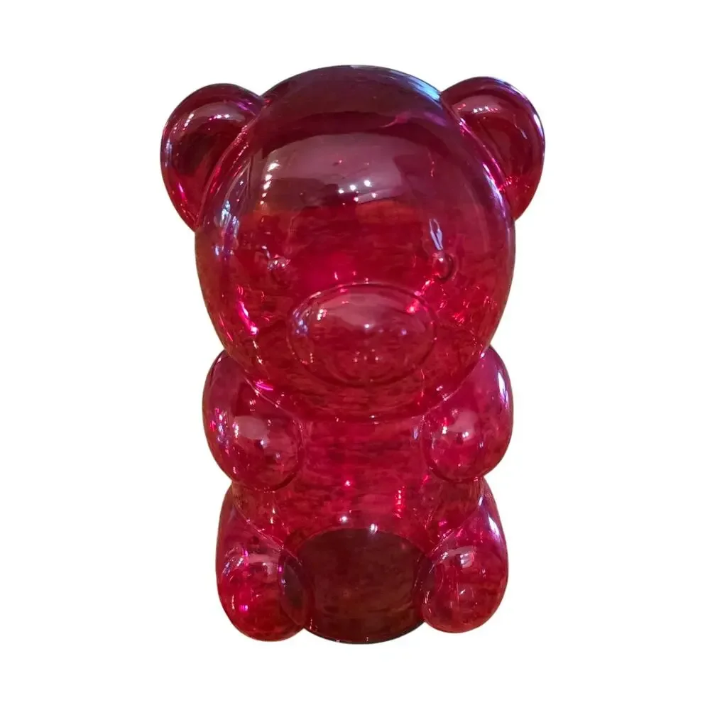 Glass Gummy Bear 8" Red figurine decor - Picture 1 of 5